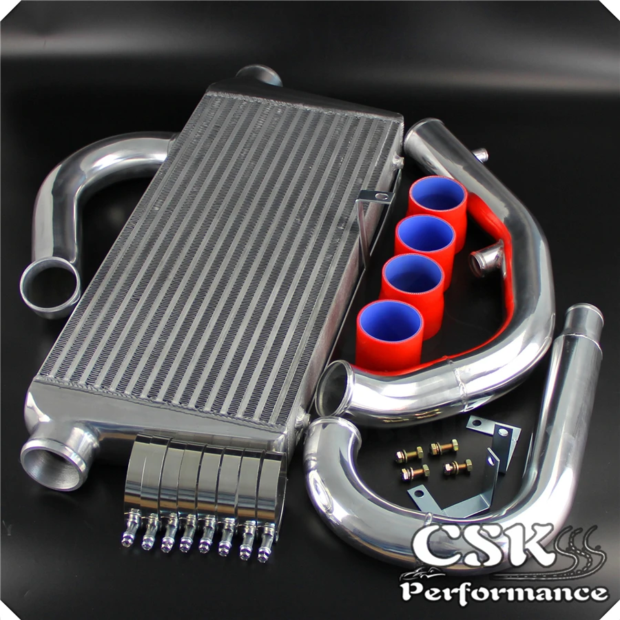 Интеркуллер FMIC + трубный комплект для Mitsubishi Lancer EVO 7 8 9 CT9A 4G63 04 07