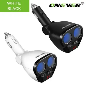 

Multi-Function120W Car Cigarette Lighter Socket Splitter Hub Power Adapter With 12V-24V Dual USB Charger For Car Truck SUV