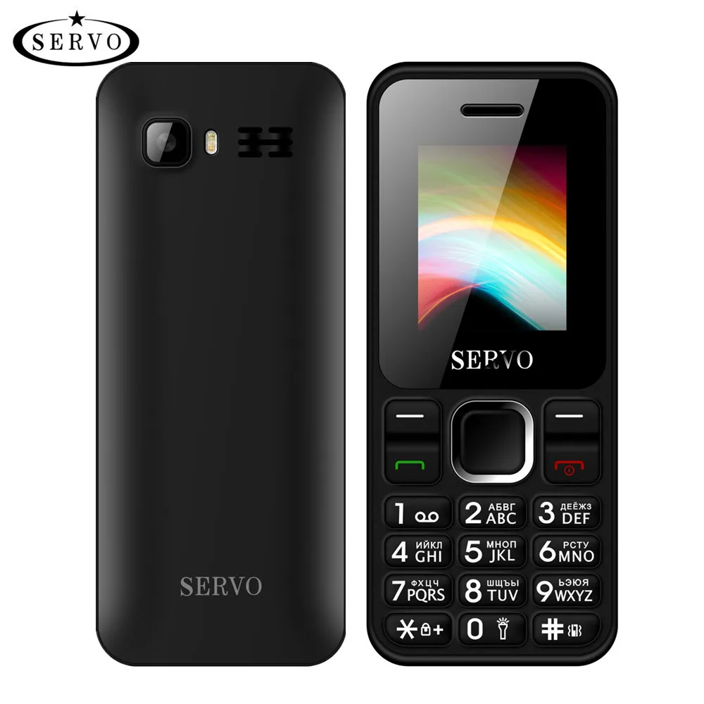 

Original phone SERVO V8210 Dual SIM Cards 1.77 inch GPRS Vibration FM Bluetooth Low Radiation Cell phones with Russian keyboard