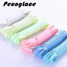 Качественные PeungLace 1000 пара/лот 6 цветов плоские светящиеся шнурки спортивные светящиеся шнурки