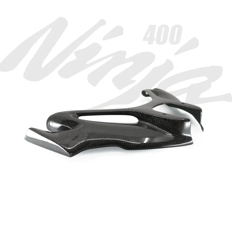 Мотоцикл из углеродного волокна фиксированная крыла передняя губа для Kawasaki ninja 400 Нижняя губа