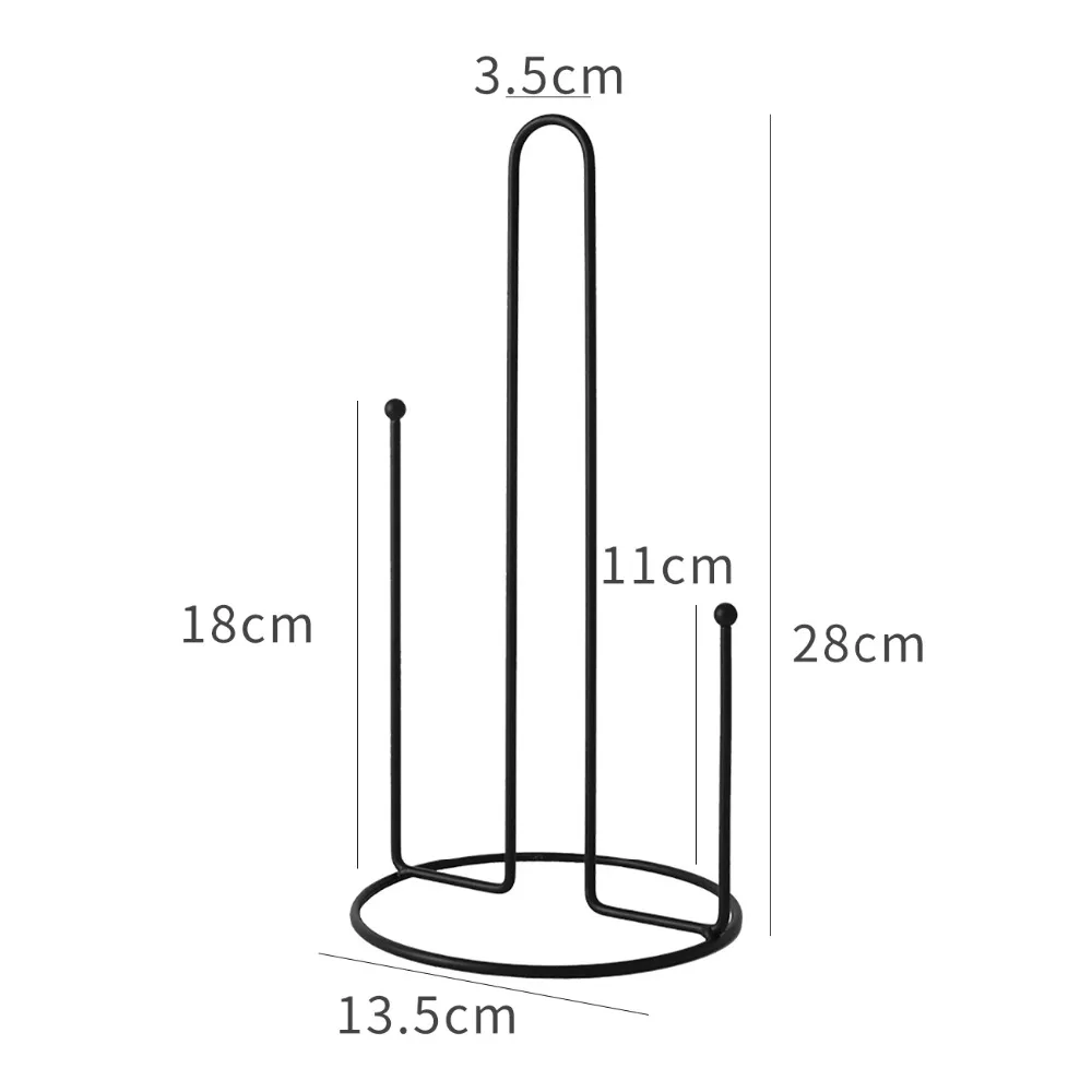 Железный скандинавский кухонный вертикальный бумажный вешалка для полотенец креативный обеденный стол рулон бумаги оберточная бумага стеллаж для хранения настольного декора