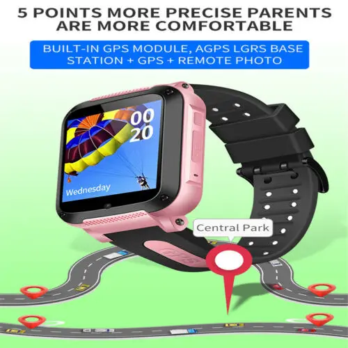 Kid Boy Girl GPS Smart Watch Waterproof Camera Wristband SOS Anti-lost Bracelet Children SIM Watch Phone Baby Lovely Watch