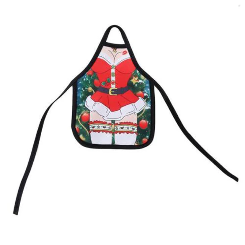 2019 Newest Christmas Santa Wine Bottle Apron Wrap Cover Xmas Dinner Party Table Decor