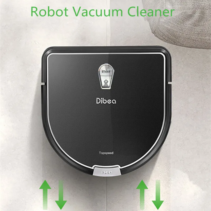 Dibea D960 Robot Vacuum Cleaner Smart Wet Mopping Robot Aspirador Edge Cleaning Technology Robot Cleaner EU/US Plug For Home Dibea D960 Robot Vacuum Cleaner Smart Wet Mopping Robot Aspirador Edge Cleaning Technology Robot Cleaner EU/US Plug For Home