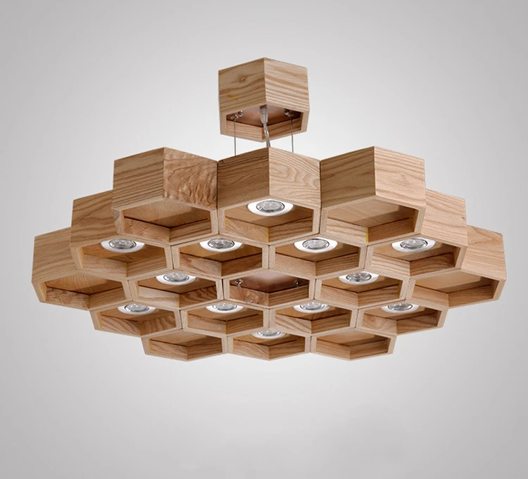 WOOD PENDANT LAMP 25