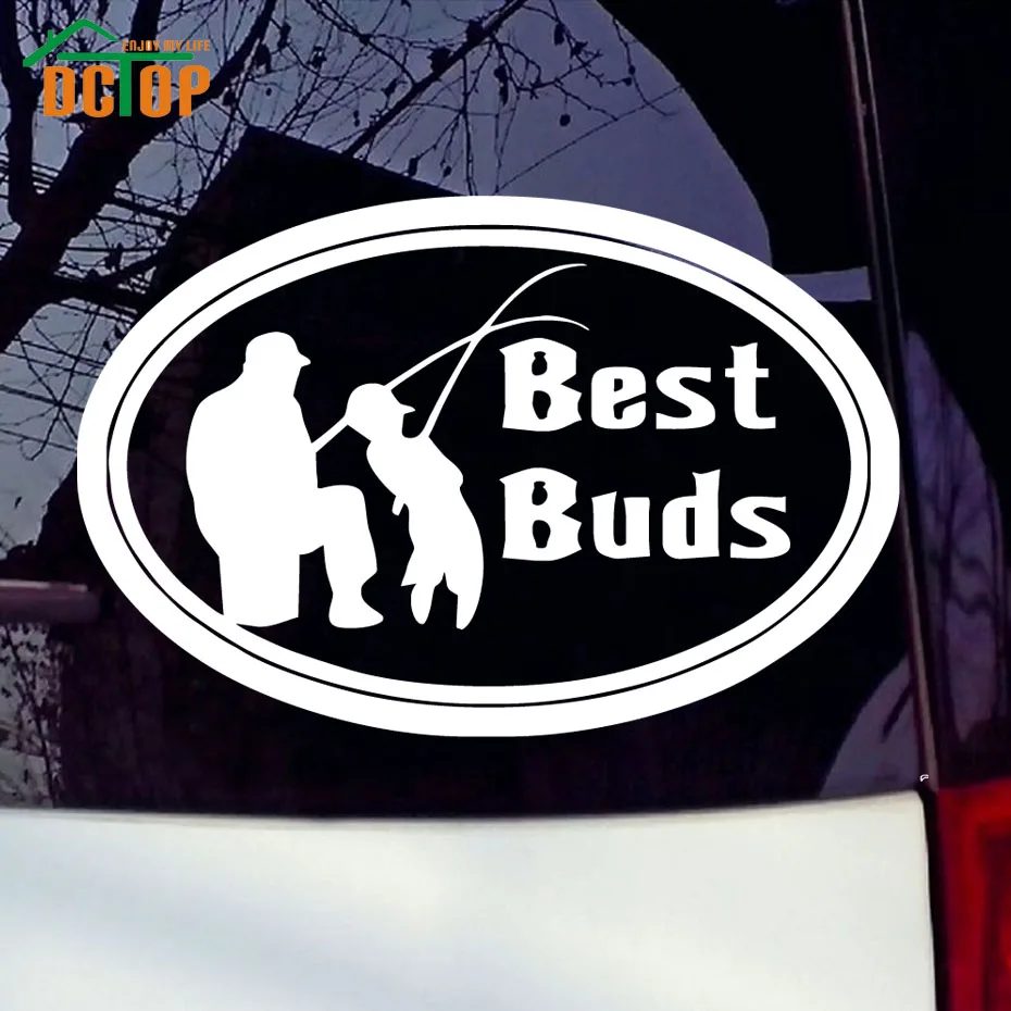 Best Buds Vinyl Sticker Decal For Car Tribal Salt Bones Fishing Life car styling Truck Stickers |