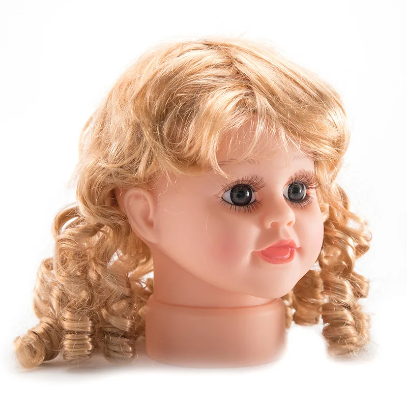 Free Shipping!!! New Style Fashion Baby Girls Mannequin Head Plastic Head Display Wig Hat Display Manikin  (4)