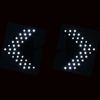 

2pcs Car Side Mirror Signal Light LED Arrow Panels Indicator Light F-Best