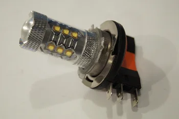 

2pcs/lot White 80W H15 SMD chips LED Fog Light bulbs For Auto LED running Lights DC12-24V 700LM