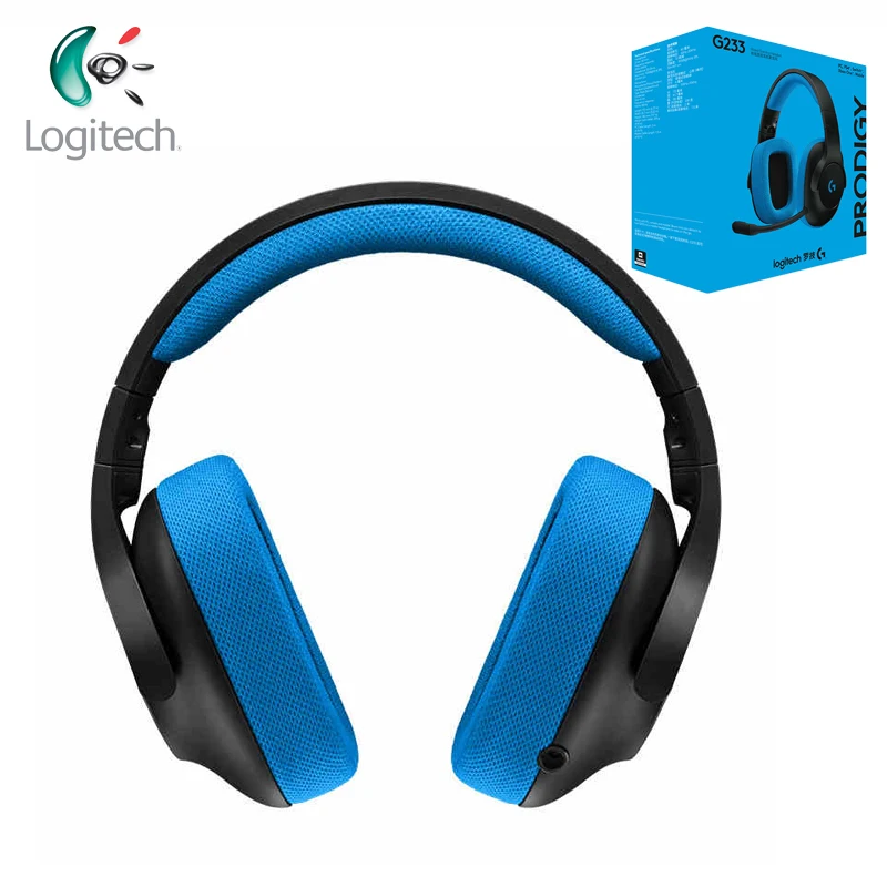 Оригинальные Игровые наушники Logitech G233 работают со смартфонами и планшетами на ПК