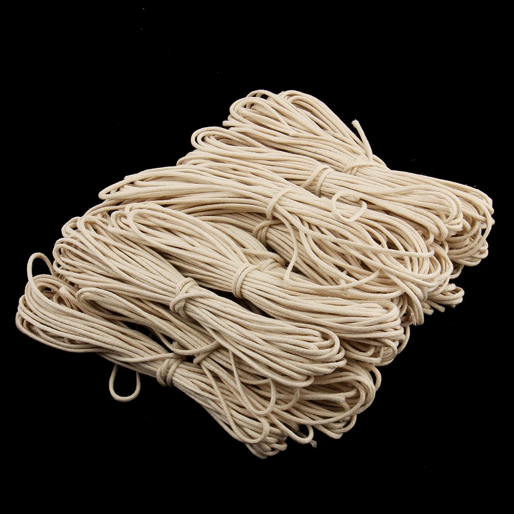 16 Bundles of 5 Meters Jewellery Making Cord DIY Waxed Wires Teether 2mm Thickness