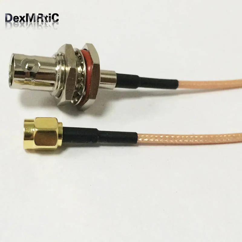 SMA Male Switch BNC Female перегородка Pigtail Cable RG316 15 см 6 дюймов по оптовой цене быстрая