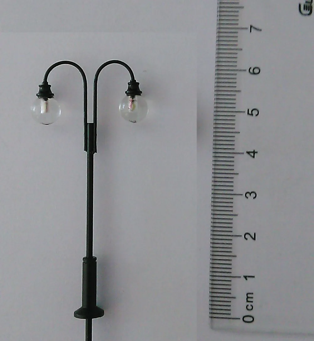 B002 10pcs 187 172 60 65mm Scale Model Railway Street Lights Model Ho