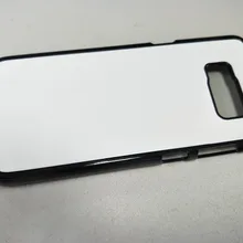 Для Samsung Galaxy S8/S8 плюс 2d сублимация, Жесткая пластиковый корпус с Бланк для распечатки алюминиевая металлическая вставка пластина 100 шт./лот