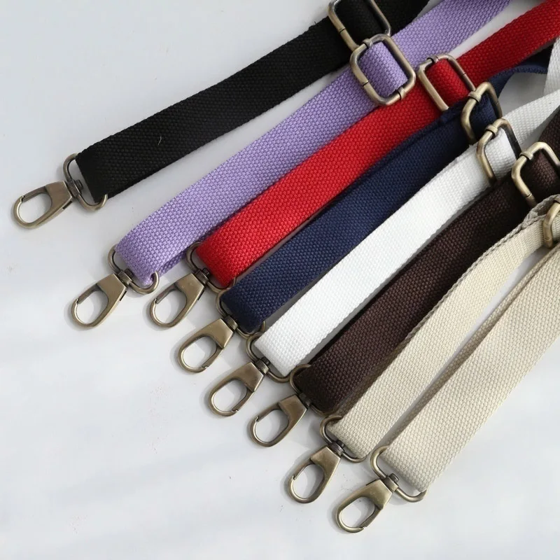 Meetee 2/2.5/3.2cm Width Bag Straps Cotton Canvas bing Shoulder Bags