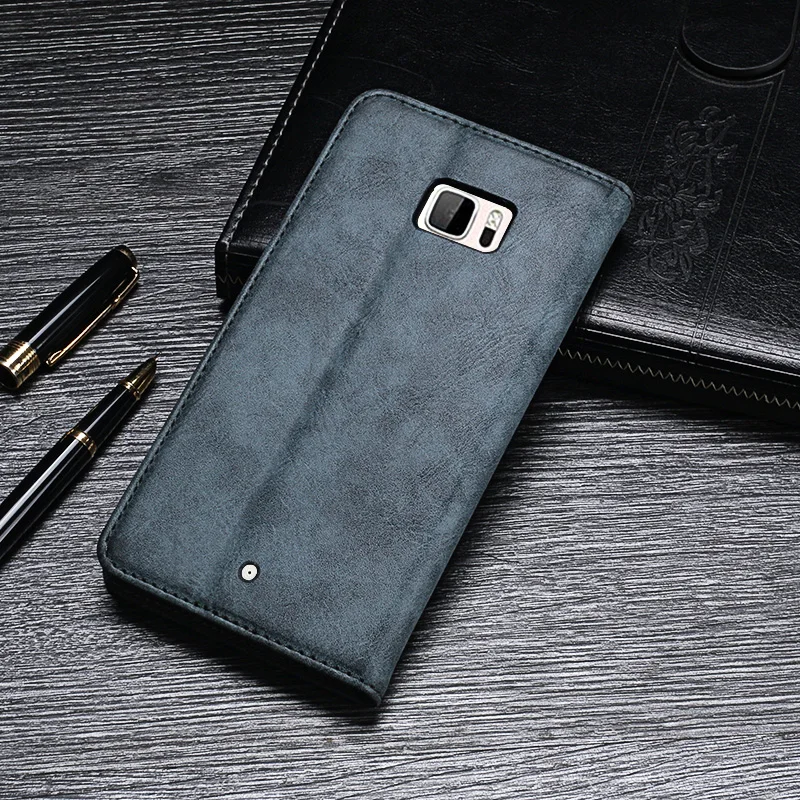 ITien Премиум винтажный деловой кожаный защитный чехол-книжка для HTC U Play TPU