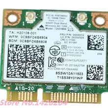 Для Intel Dual Band Беспроводной постоянного/переменного 7260 7260HMW 867 Мбит/с Wi-Fi Bluetooth 4,0 Беспроводной Card FRU: 04X6010 для S410 E440 E540 S440