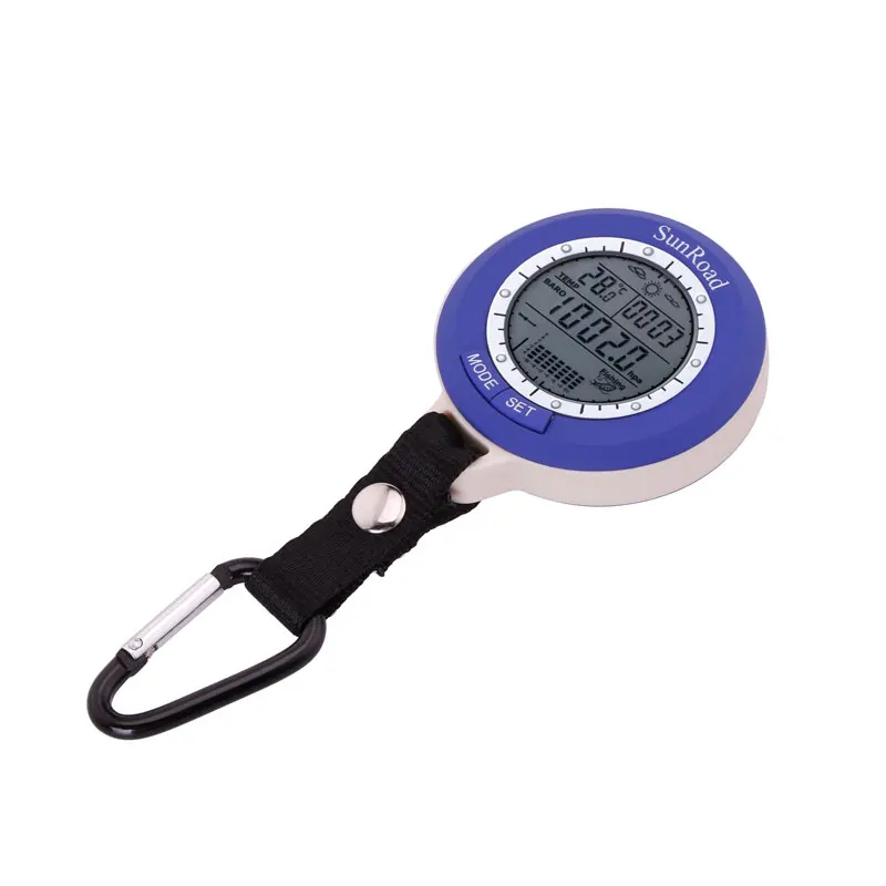 Beste SUNROAD Thermometer Hoogtemeter Vissen Horloge Mannen Barometer IPX4 Fishfinder Horloges Voor Vissen Fan Reloj Hombre