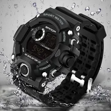 New fashion men’s sports watch LED electronic digital watch 30bar diving swim outdoor military watch Relogio Masculino