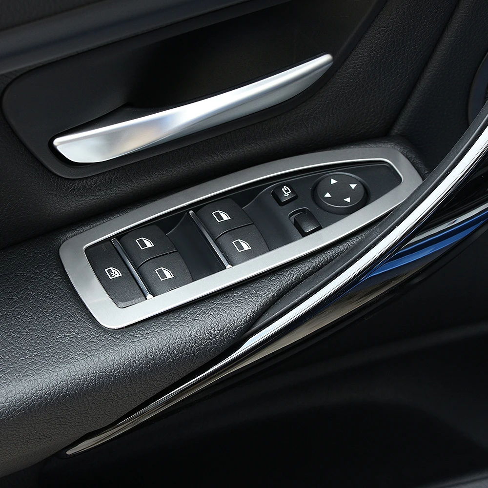 Car styling, Stainless Steel Door Handle Button Trim car accessories