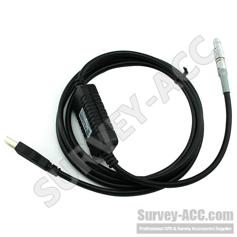 

New GEV267 USB Data Transfer Cable 806093 connects Viva Total Stations and DNA Series Digital Levels (WIN 7/8) to PC