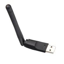 USB 2.0 Placa de Rede Sem Fio Wi-fi 150M 802.11 B/g/n Adaptador de rede LAN Com Antena Giratória USB