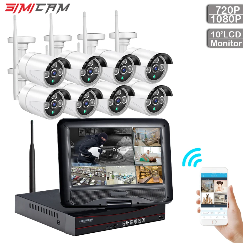 Home Wireless Security camera wireless cctv wifi security camera system 8ch 720P/1080P video surveillance ip camera Waterproof Home Wireless Security camera wireless cctv wifi security camera system 8ch 720P/1080P video surveillance ip camera Waterproof