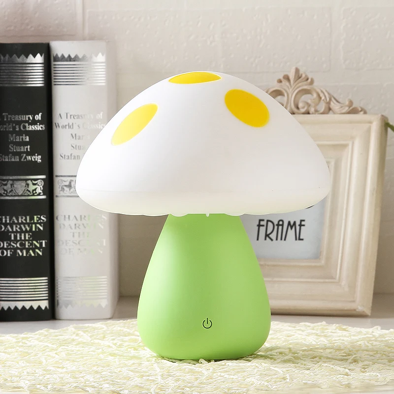 Multicolor Changeable Mushroom Atmosphere Table Lamp Romantic Dimmable