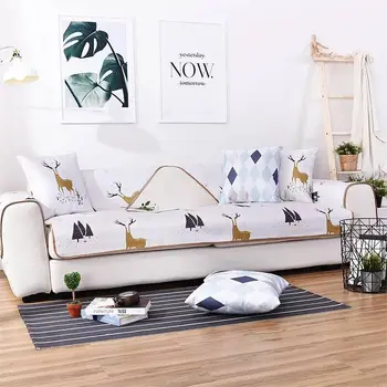 

Summer Ice Silk Sofa Cover For Living Room Dirt-proof Sofa Case Decorative Sofa Cushion Covers Couch Cover Hand Towel