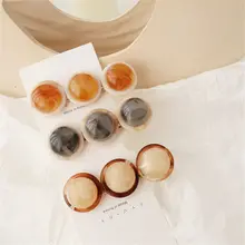 Корейская мода смолы мрамор заколки для волос шпильки для женщин геометрический круглый укладки волос аксессуары для парикмахерских инструментов