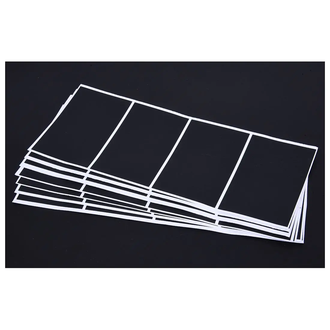 Виниловая Классная доска наклейка этикетка для кухонных канистр милые настенные наклейки прямоугольники набор из 24 штук B11