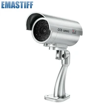 Поддельные манекены Камера пуля водонепроницаемый открытый Крытый безопасности CCTV камеры скрытого видеонаблюдения мигающий красный светодиодный