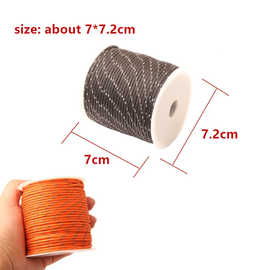 Paracorde 2mm Corde Parachute 3 Brins en Nylon Corde pour L'extérieur et Le  Bricolage (30M, 50M)[603] - Cdiscount Sport