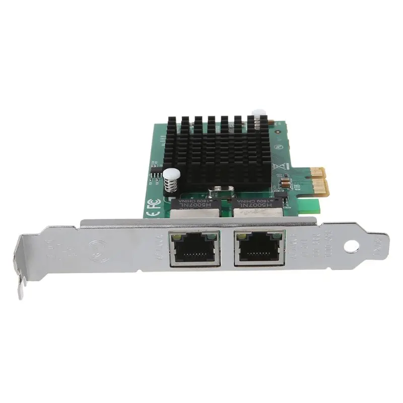 2019 новый PCI Express двухпортовый 10/100 Мбит/с гигабитная Ethernet карта адаптер сервера NIC с