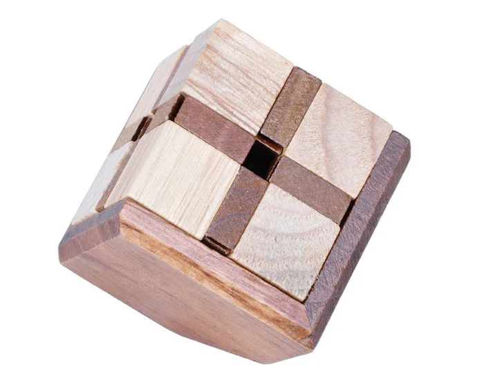 Secret Crosses Classic Chinese Magic Cube Traditional Wooden Puzzle