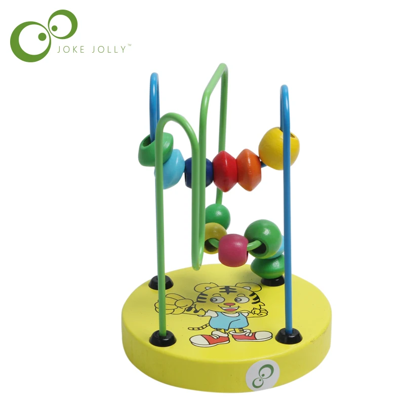 Early Childhood Learning Toy Children Kids Baby Colorful Wooden Mini