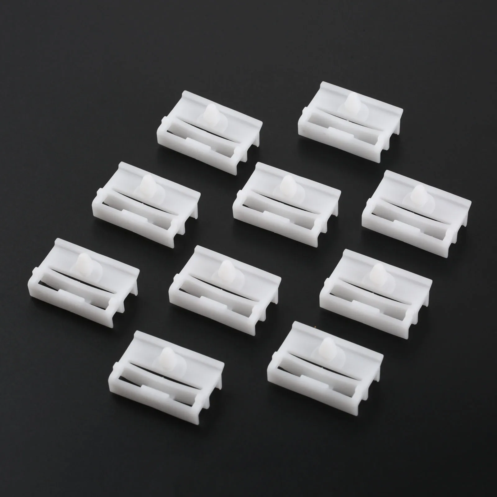

10Pcs Sill Side Skirt Moulding Clips Car Door Trim Panel Fastener Clip 51718184574 For BMW E36 E46 Car Plastic Rivets Automobile