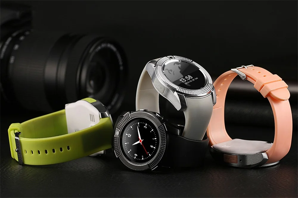 Smart V8 696 Часы Bluetooth Smartwatch сенсорный экран наручные часы с камерой/Слот для sim-карты водостойкие Смарт-часы