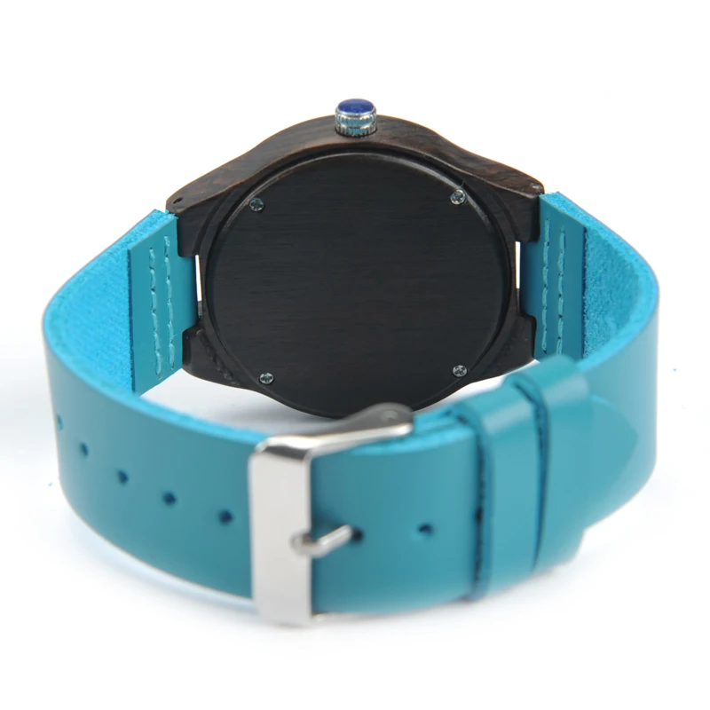 Women Watches Black Wooden Wristwatches Female Clock Lady Quartz Watch relogio feminino 2017 (5)