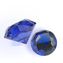 100/120/150/200 мм 1 шт. микс Цвет хрустальный в форме бриллианта пресс-папье в форме Стекло драгоценный камень Дисплей орнамент художественные промыслы, Материал подарки - Цвет: Blue