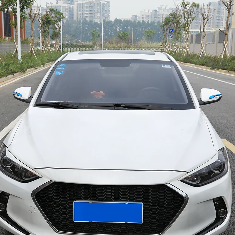 Для hyundai Elantra 2016 2017 2018 ABS Хромированная Боковая дверь Зеркала заднего вида отделка