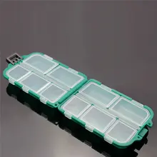 10 отсеков, коробки для рыболовных снастей, прозрачные пластиковые рыболовные приманки, приманки, крючок, чехол для хранения, коробка для рыболовных снастей с аксессуарами для рыбалки