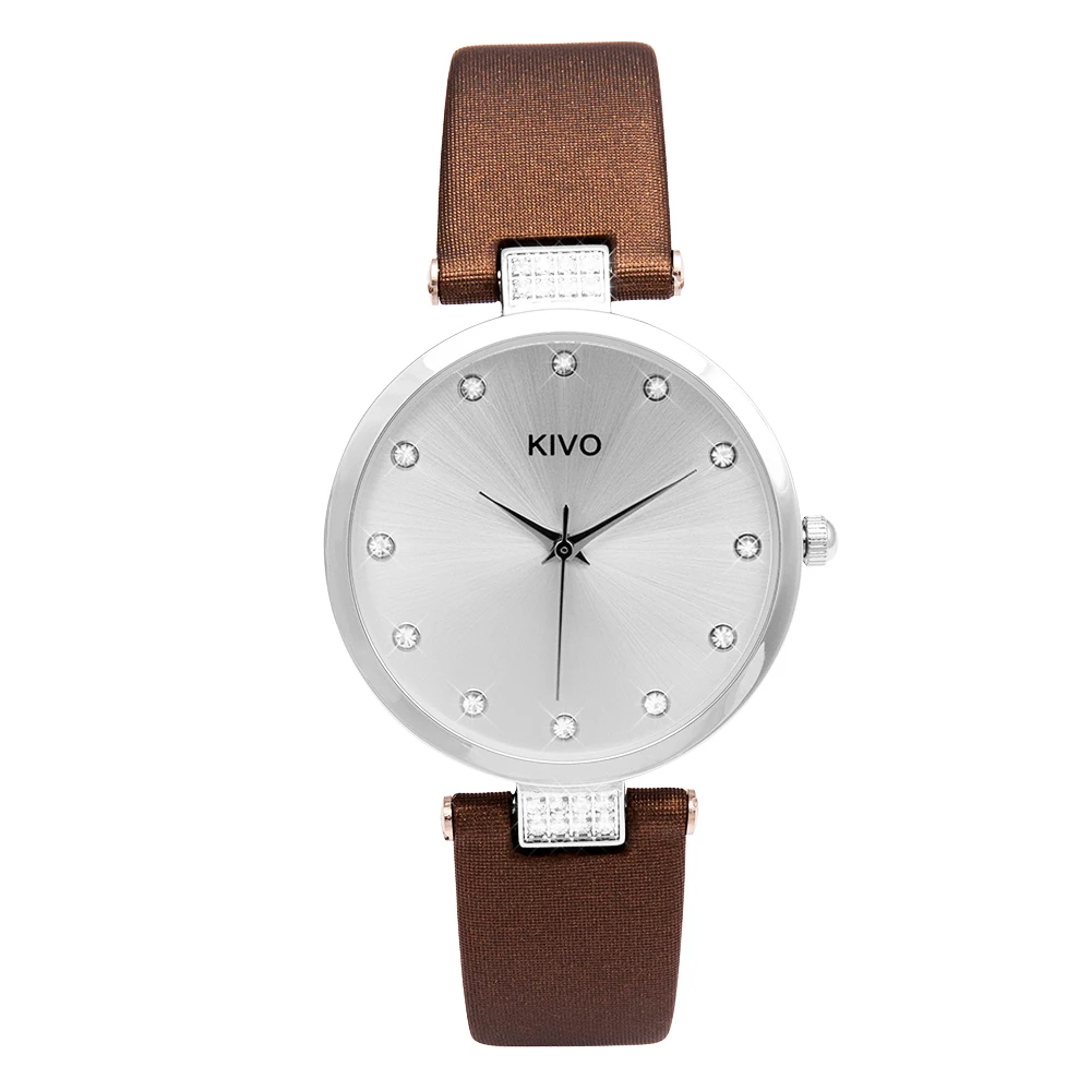 Watches Women Japanese Quartz Movement. Leather Strap Clock Femalein