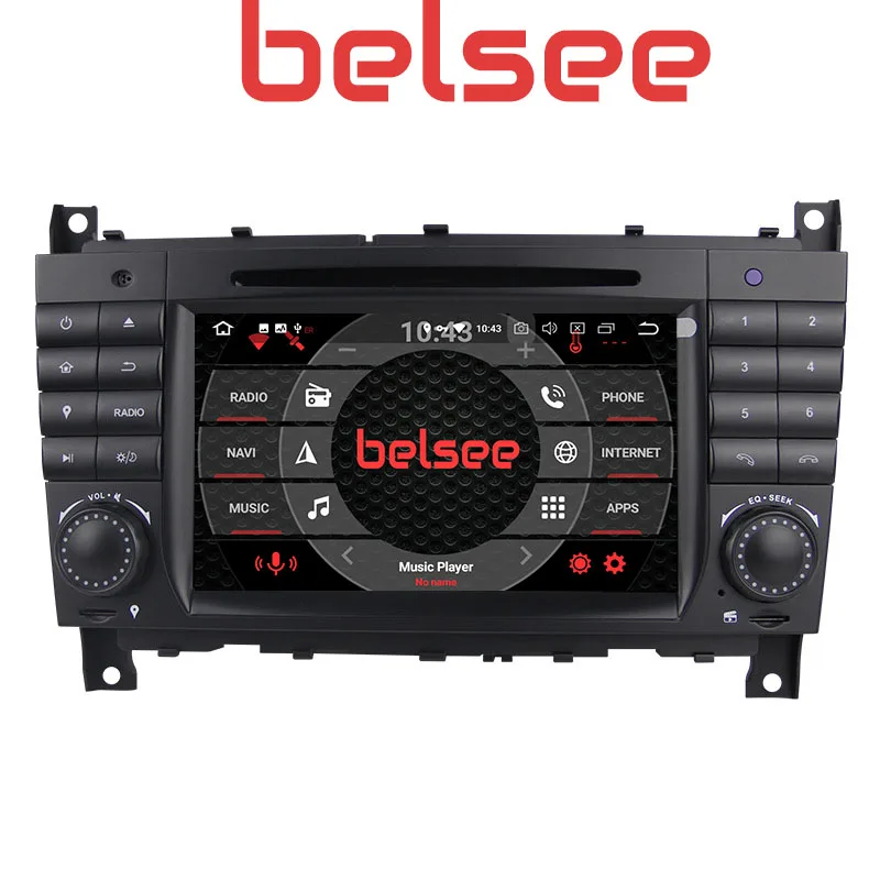 Clearance Belsee 2Din Android 8.0 Car GPS DVD Player Head Unit Auto Radio For Mercedes Benz C-Class W203 c200 C230 C240 C320 C350 CLK W209 1