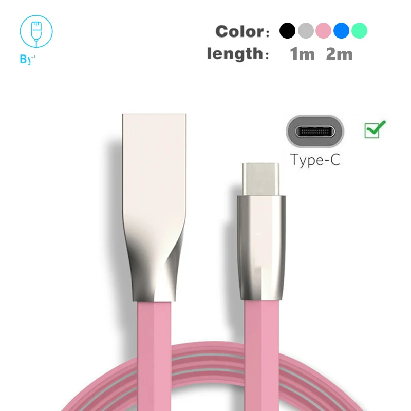 

3FT 6FT Zinc Alloy USB C Fast Sync & Charging Type C Mobile phone Cable For Huawei P10 P20 P30 Lite Pro Honor 7a 10 Pro Nova 4e