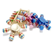 Взрослая декомпрессионная головоломка игрушка, Спиннер три головы и шесть рук мигает пальцев Топ