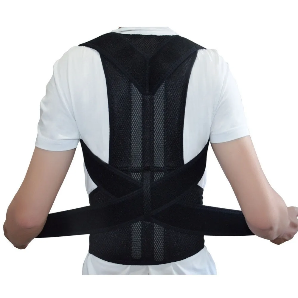 

Adjustable Back Brace Posture Corrector Back Support Shoulder Belt Men/ Women Corrector de postura AFT-B003 Aofeite