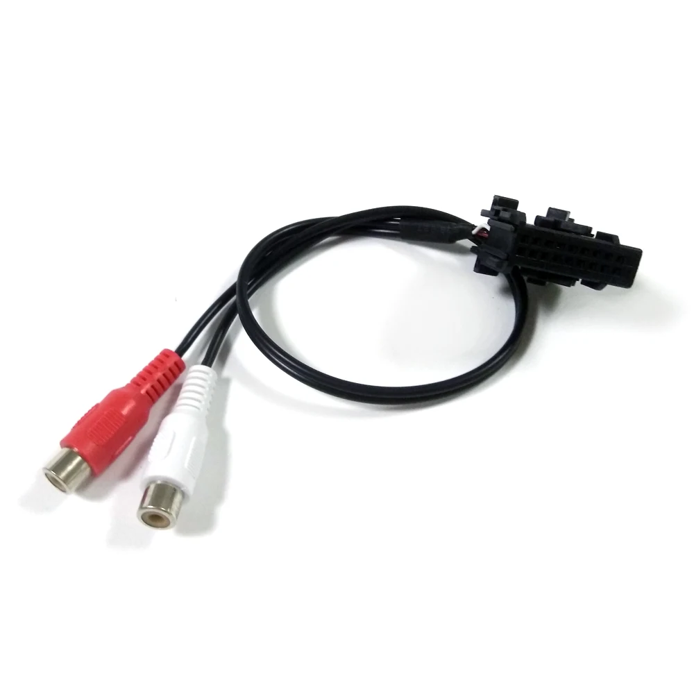 Biurlink 18Pin NAVI разъем RCA AUX в кабель аудио вход Адаптер для Volkswagen RNS2 MFD2 CD хост