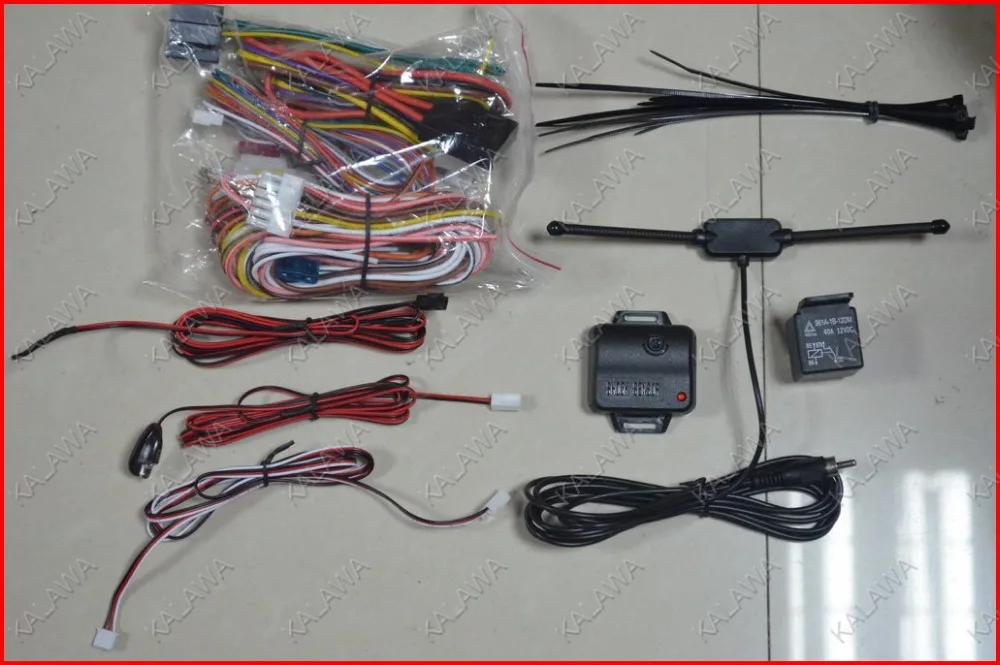 

1 Set GERMANY SPY Brand Two-Way car alarm system+Engine start+LCD+5000M distance  no horn worldwide MMM